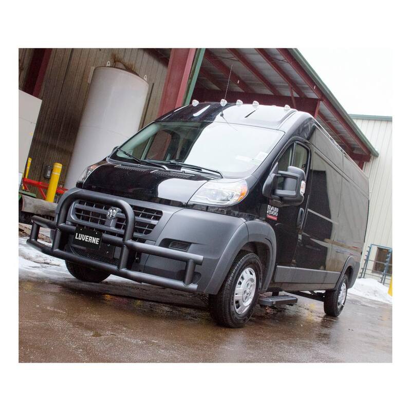 Luverne Grip Step Black Aluminum 100-Inch, 36-Inch Van Running Boards, Select Ram ProMaster 1500, 2500, 3500 - 415100-401474
