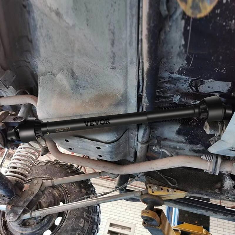 VEVOR PTO Drive Shaft 1-3/8 in. PTO Driveline Shaft 6 Spline End Round End 39 in. to 55 in. for Bush Hog Series 4 Tractor - CDZT4B10004055001V0