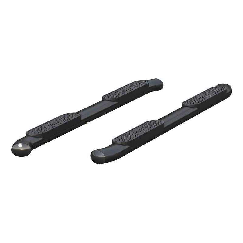 Aries 4-Inch Oval Black Steel Nerf Bars, Select Chevrolet Silverado, GMC Sierra 1500 Extended Cab - S224054