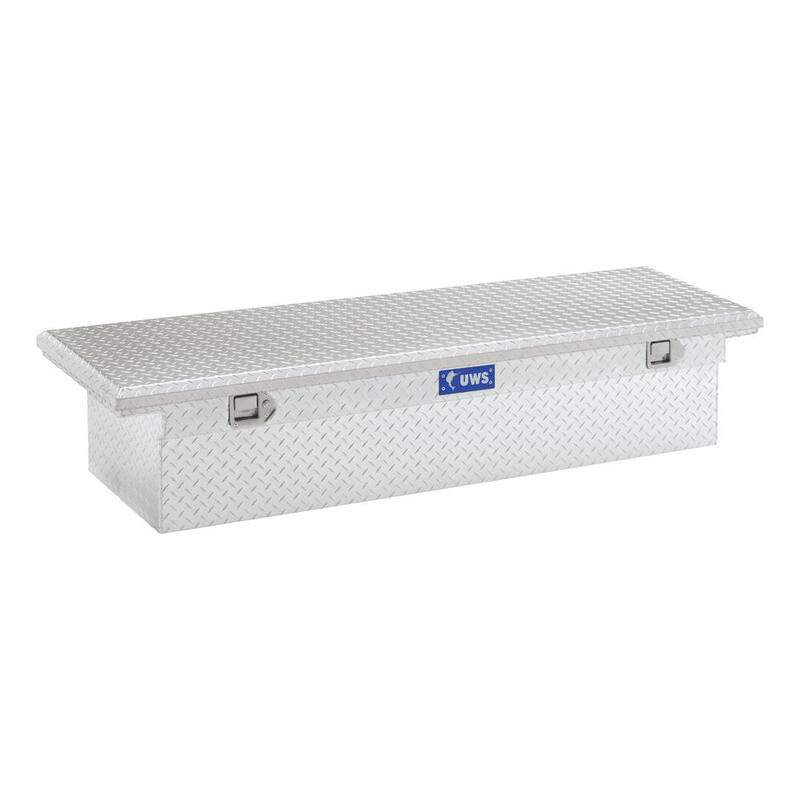 UWS Bright Aluminum 72 in. Crossover Truck Tool Box with Low Profile (Heavy Packaging) - EC10581