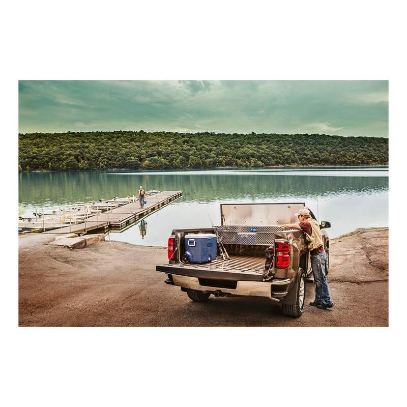 UWS Bright Aluminum 72 in. Crossover Truck Tool Box with Low Profile (Heavy Packaging) - EC10581