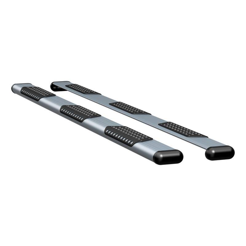Luverne O-Mega II 108-Inch Silver Aluminum Wheel to Wheel Side Steps, Select Ford F-250, F-350 Super Duty - 583108-571729
