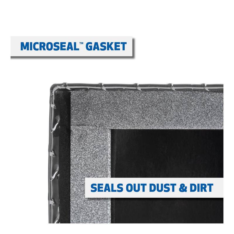 UWS Gloss Black Aluminum 72 in. Truck Tool Box with Low Profile (Heavy Packaging) - EC10592