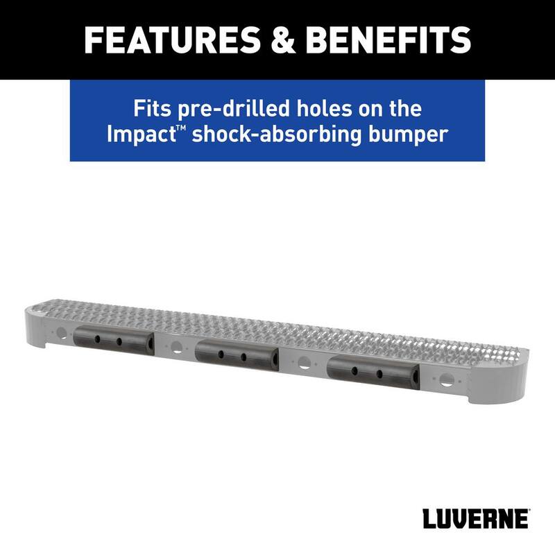 Luverne 10 in. Universal Rubber Bumper Strips (3-Pack) - 2090615-3