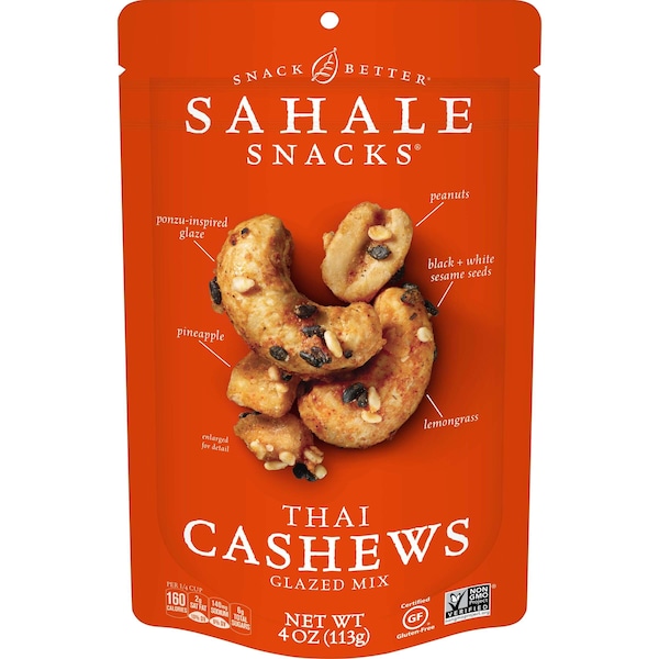 Sahale Snacks Mezcla de tradicionales costes caramelizados tailandeses 4 oz., Paquete de 6 - 9386900391