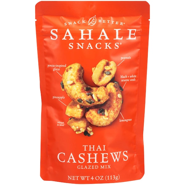 Sahale Snacks Mezcla de tradicionales costes caramelizados tailandeses 4 oz., Paquete de 6 - 9386900391