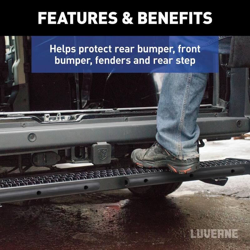 Luverne 20 in. Universal Rubber Bumper Strips (2-Pack) - 2090616-2