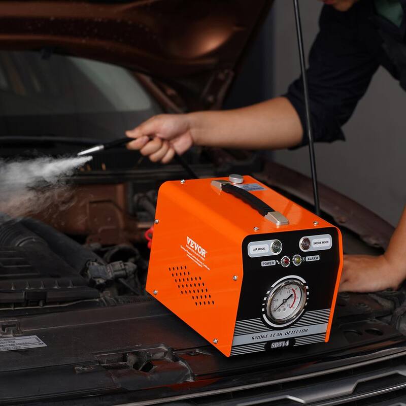VEVOR Automotive Smoke Machine Leak Detector EVAP Smoke Machine Leak Tester with Built-in Air Pump & Pressure Gauge Dual-Mode - YWCLYWSDQBWLNAY99V9