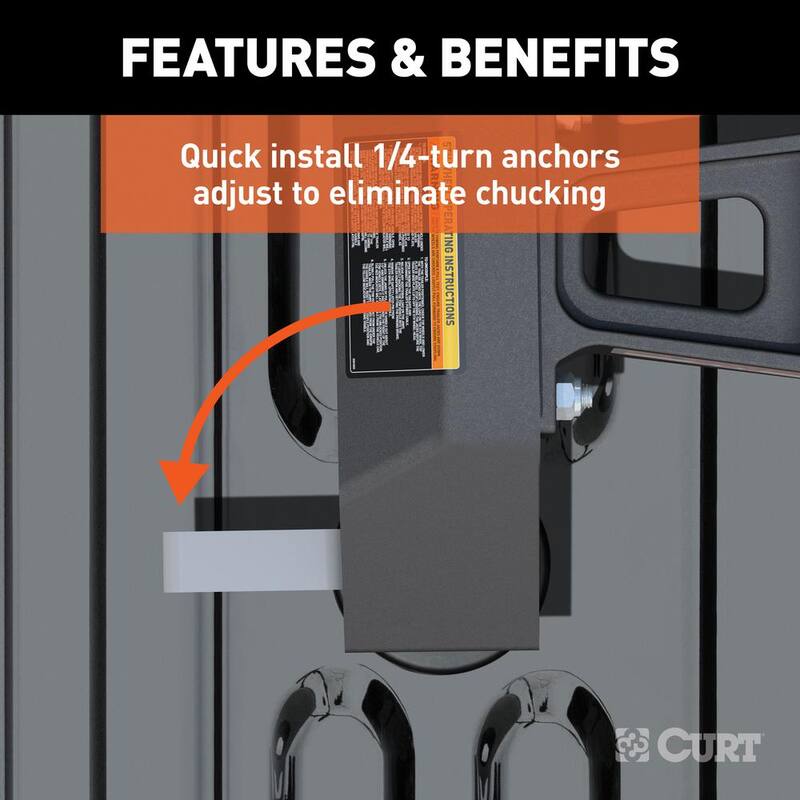 CURT GM Puck System 5th Wheel Legs, 25,000 lbs. Capacity - 16029