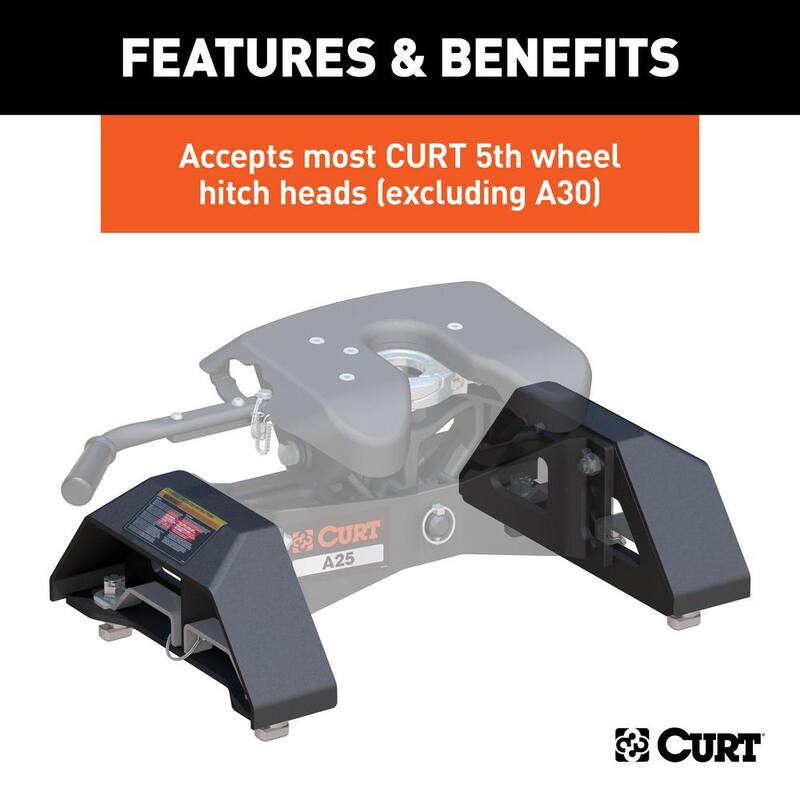 CURT GM Puck System 5th Wheel Legs, 25,000 lbs. Capacity - 16029