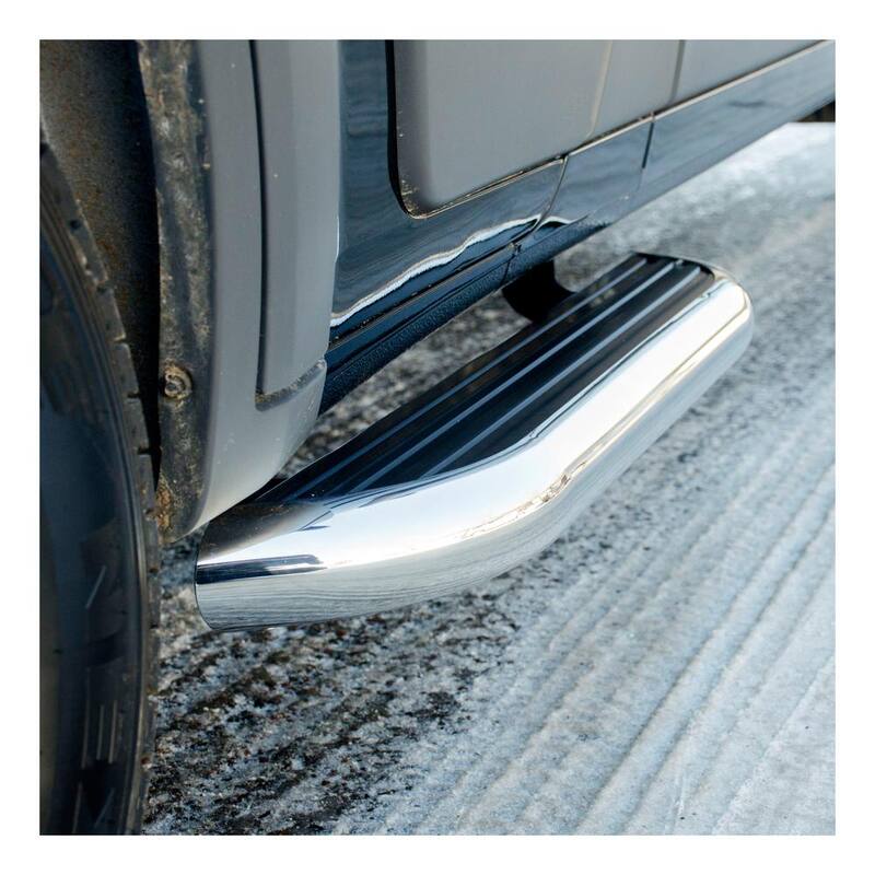 Luverne MegaStep 36-Inch Premium Non-Skid Aluminum Running Boards, Select Ford E-150, E-250, E-350, E-450 - 575036-570121