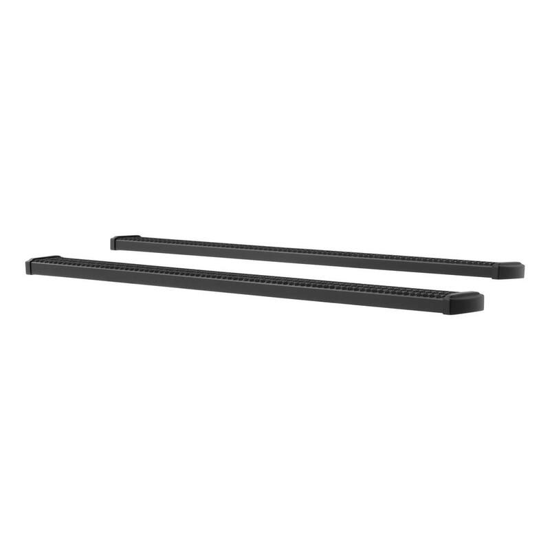 Luverne Grip Step Black Aluminum 88-Inch Truck Running Boards, Select Dodge, Ram 1500, 2500, 3500 Crew Cab - 415088-401232