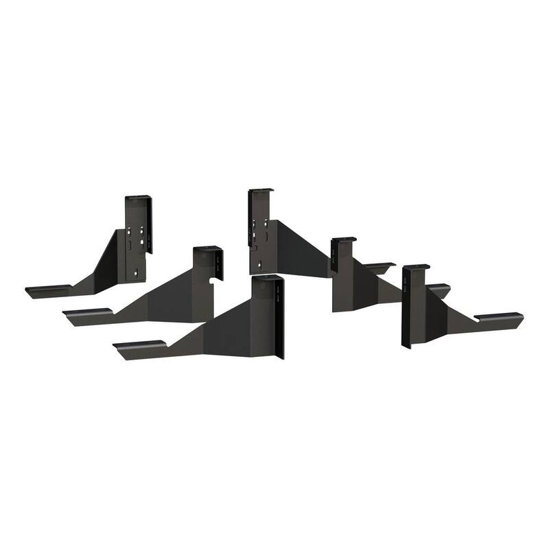 Luverne Grip Step Black Aluminum 88-Inch Truck Running Boards, Select Dodge, Ram 1500, 2500, 3500 Crew Cab - 415088-401232