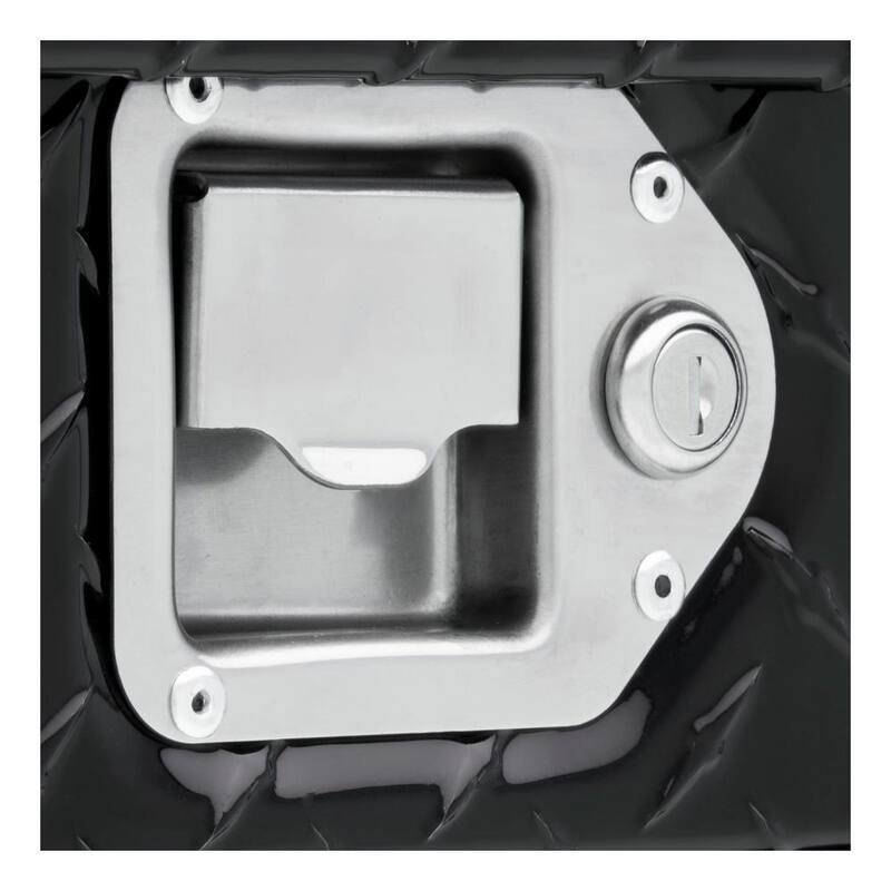 UWS Gloss Black Aluminum 49 in. Trailer Tongue Box (Heavy Packaging) - EC20442
