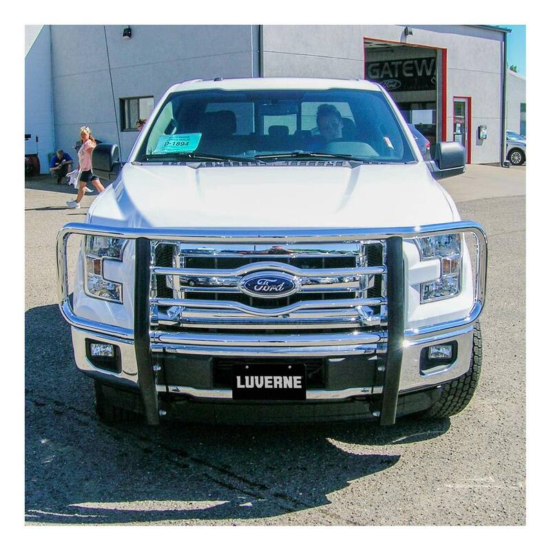 Luverne Custom 2-Inch Chrome Steel Truck Grille Guard, Select Ford F-150 - 330923-330920