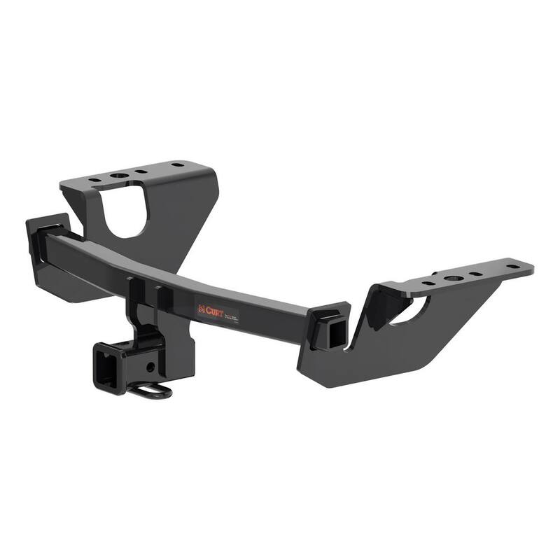 CURT Class 3 Trailer Hitch, 2" Receiver, Select Subaru Forester (Concealed Main Body), Towing Draw Bar - 13399
