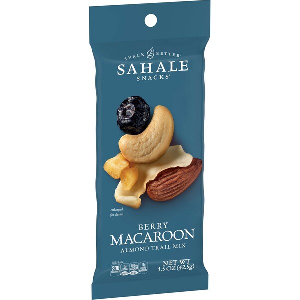 Sahale Snacks Sahale 1.5 oz. Berry Macaroon Almond, Paquete de 18 - 9386900361