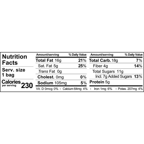 Sahale Snacks Sahale 1.5 oz. Berry Macaroon Almond, Paquete de 18 - 9386900361