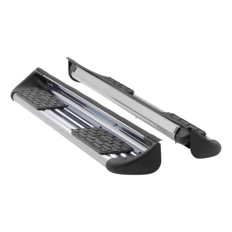 Luverne Polished Stainless Truck Side Entry Steps, Select Dodge Ram 3500, 4500, 5500, Sterling Truck Bullet 45, 55 Quad Cab - 550960