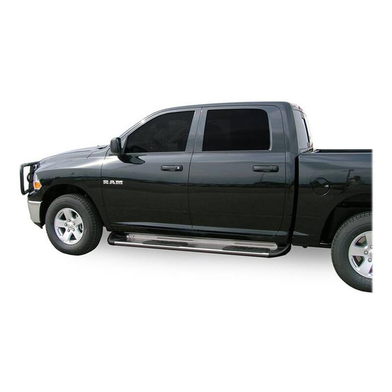 Luverne Polished Stainless Truck Side Entry Steps, Select Dodge Ram 3500, 4500, 5500, Sterling Truck Bullet 45, 55 Quad Cab - 550960