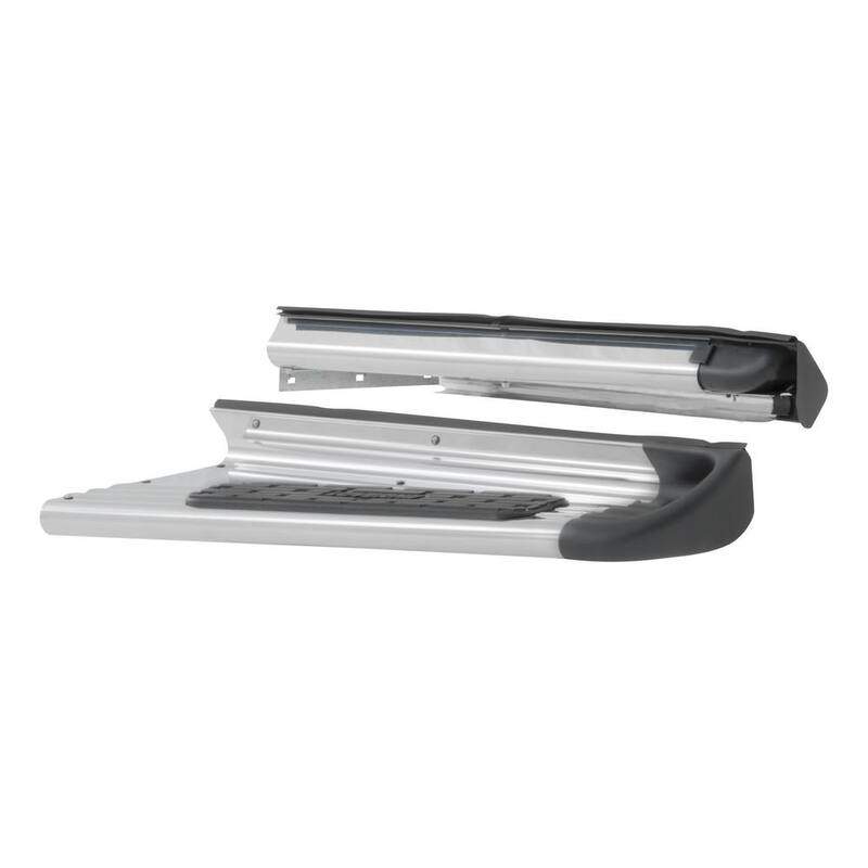 Luverne Polished Stainless Steel Side Entry Step Truck Box Extensions, Select Ford F-350, F-450 Super Duty - 480824