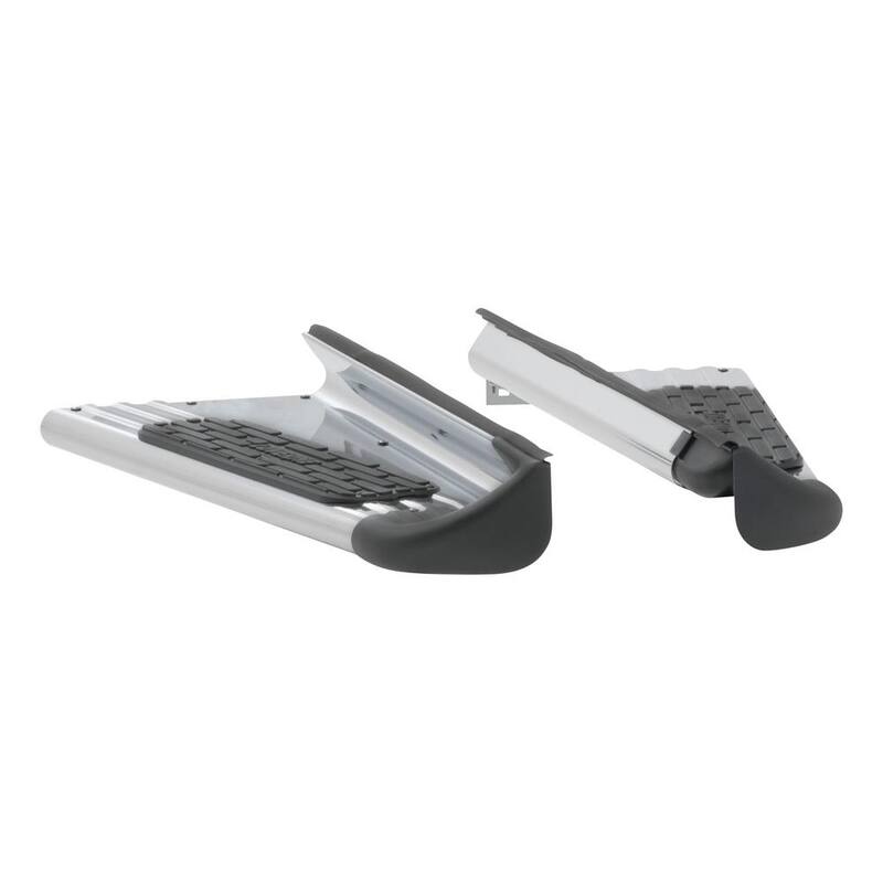 Luverne Polished Stainless Steel Side Entry Step Truck Box Extensions, Select Ford F-350, F-450 Super Duty - 480824