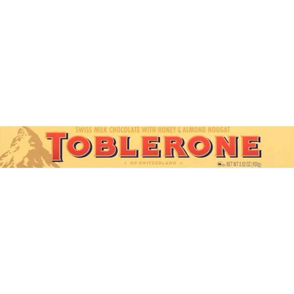 Toblerone 3.52 oz. Barra de Chocolate con Leche Toblerone, PK80 - 543