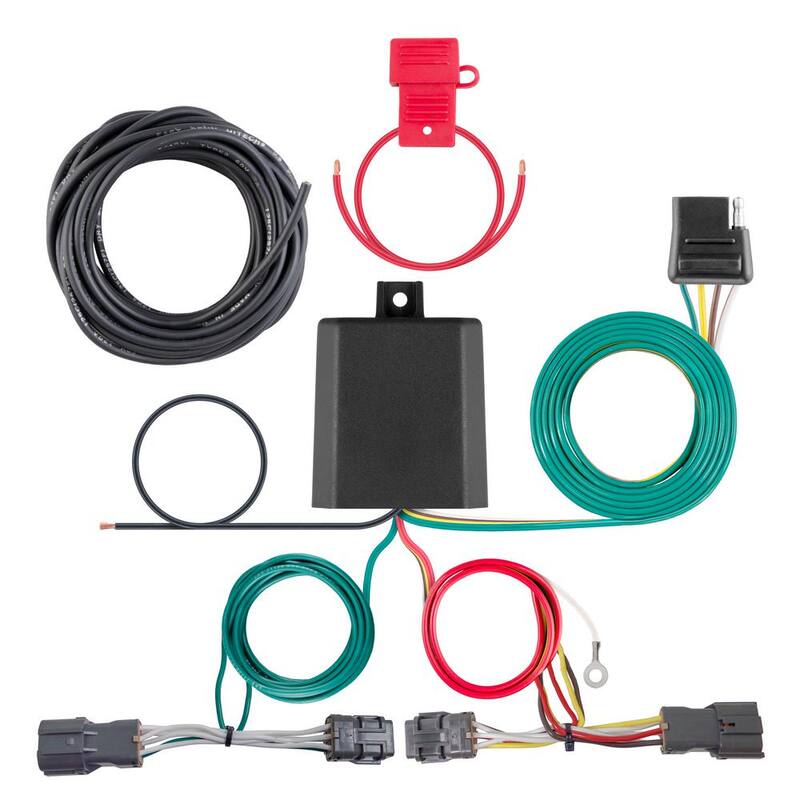 CURT Custom Wiring 4-Way Flat Output Select Hyundai Entourage Kia Sedona Seltos - 56442