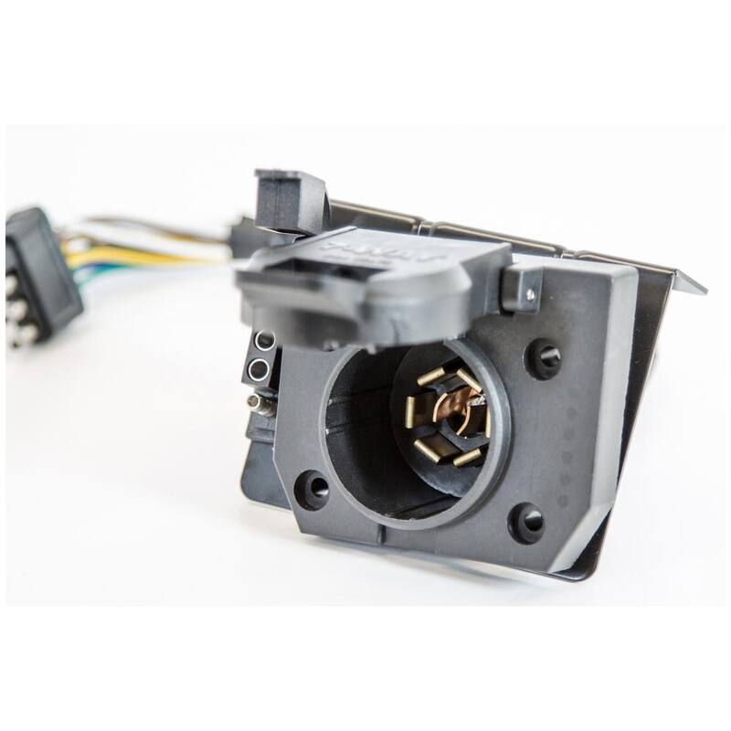 BUYERS PRODUCTS 7-Way Dual-Plug Trailer Connector with 10 in. Prewired Harness - TC1474P