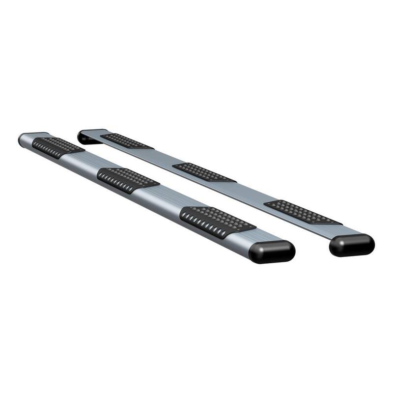 Luverne O-Mega II 114-Inch Wheel to Wheel Silver Aluminum Side Steps, Select Ford F-250, F-350 Super Duty - 583114-571729