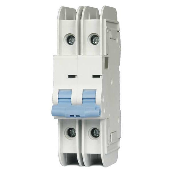 Dayton IEC Miniature Circuit Breaker, NDB2T-63 D16/2 L Series, 16A, 2 Pole, 480V AC, 10kA at 480V AC - 33V920