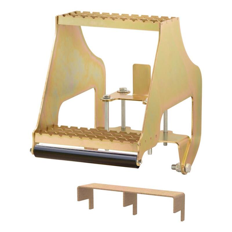Luverne RETRAC HighRise Folding Rear Entry Step (Fits 3 in. x 2 in. Bumper Beam) - 409924-409926L
