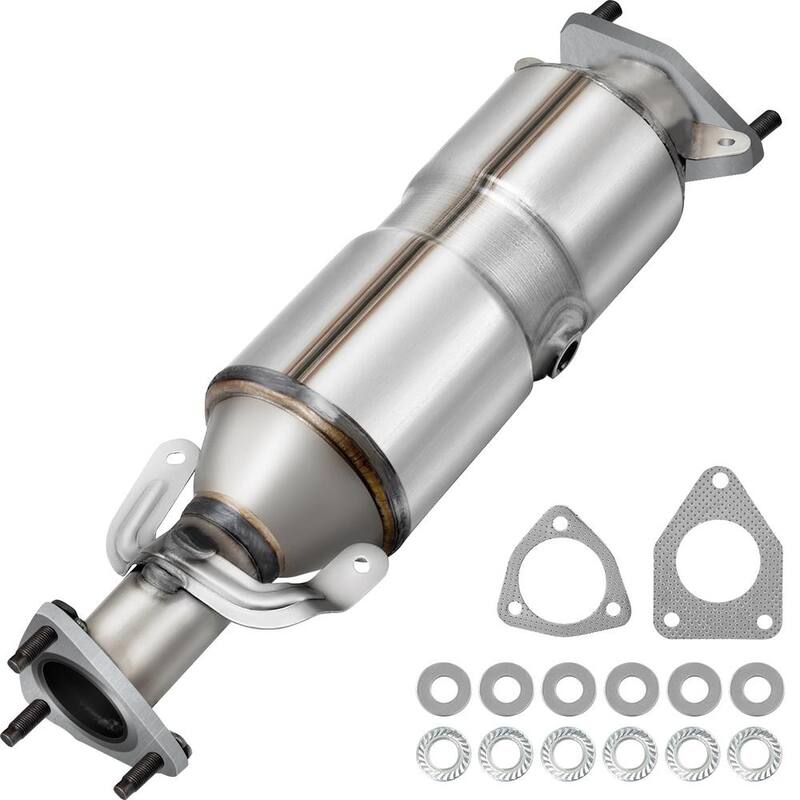 VEVOR Catalytic Converter Direct Fit High Flow Exhaust Manifold Pipe Stainless Steel with Gasket OBD for 03 to 07 Honda Accord - CHZHQ03-07BTYG001V0