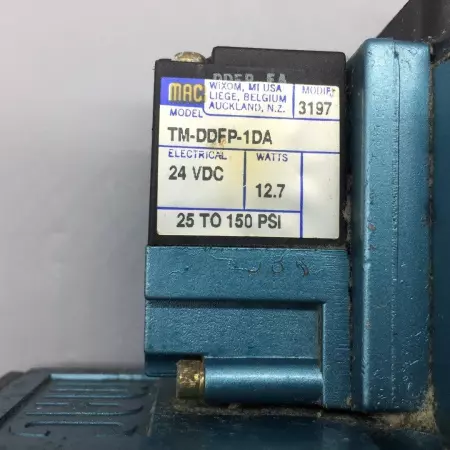 MAC VALVES SOLENOID VALVE with BASE 82A-AB-FPA-TM-DDFP-1DA