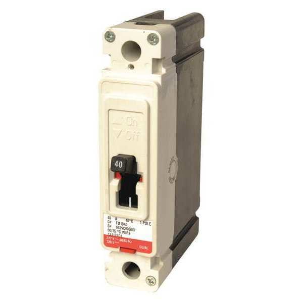 Eaton Molded Case Circuit Breaker, FD Series, 30A, 1 Pole, 347V AC, 35kA at 277V AC - FD1030