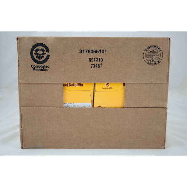 Mezcla para pastel de oro con medalla de Oro Super Húmedo Devil's Food 4.5 libras, Paquete de 6 - 16000-12217