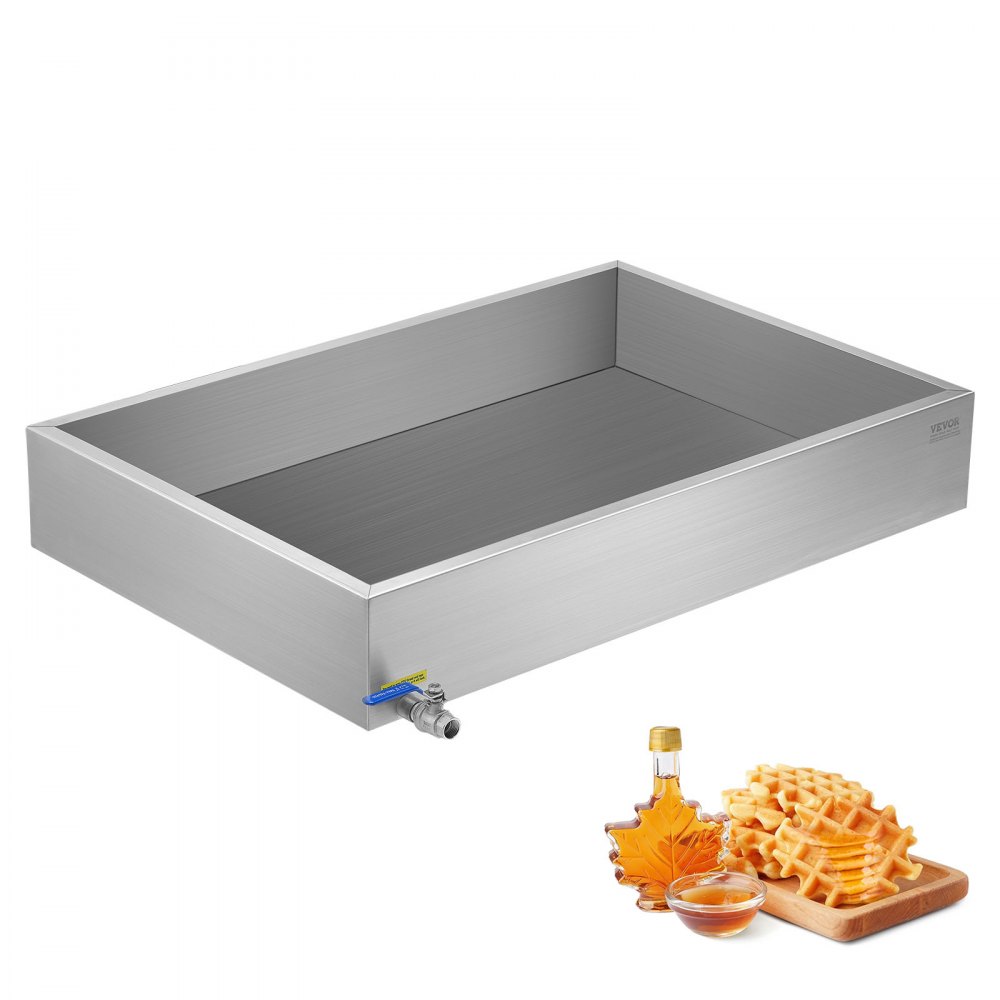 VEVOR Maple Syrup Evaporator Pan 304 Stainless Steel with Valve for Home Outdoor - WLCZFQ347JLBIVQC8V0