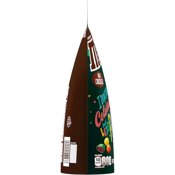 Bolsa de pie M&M's de chocolate con leche XL 38 oz., PK6 - 400801