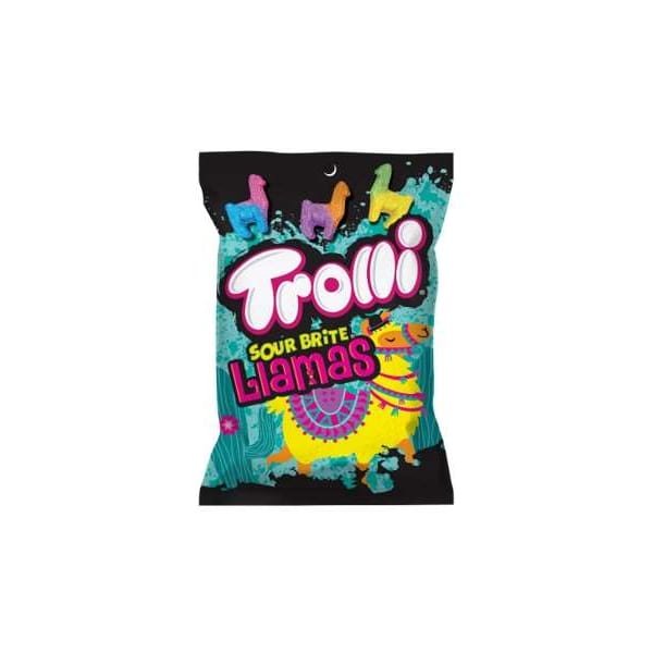 Trolli Trolli Llamas Agrias Brillantes 4.25 oz. Bolsa con Gancho, PK12 - 2370