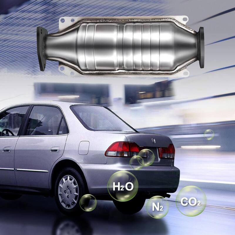 VEVOR Catalytic Converter Direct-Fit Cat Exhaust Converter Pipe Stainless Steel w/Gasket for 98 to 02 Honda Accord 2.3 L OBD - SYCHQ98-02BTYG001V0