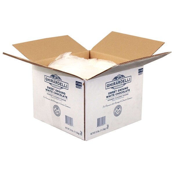 Ghirardelli Ghiradelli Sabor a Chocolate Blanco Dulce Molido 25 libras - 62031