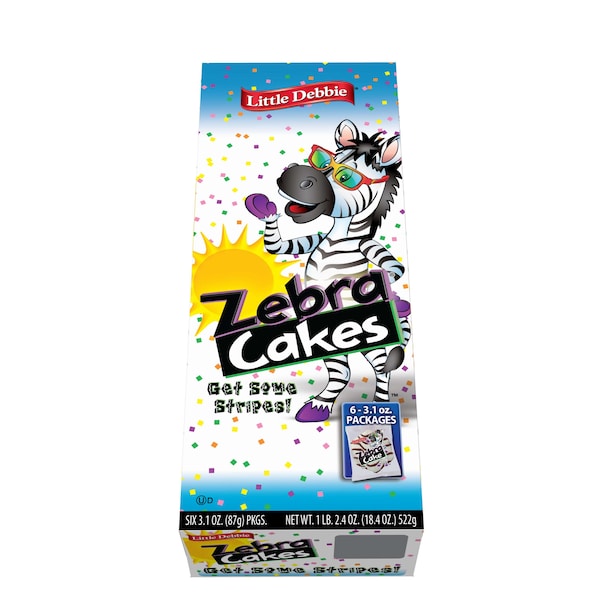 Pastelitos de Cebra Little Debbie para Máquina Expendedora, PK54 - 89295
