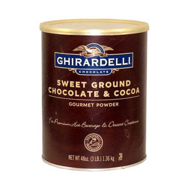 Ghirardelli Ghirardelli Chocolate dulce en polvo de cacao en lata de 3 libras, paquete de 6 - 62023