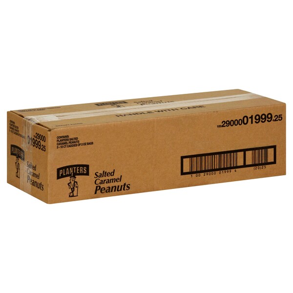 Planters Tubo de Cacahuate Cubierto con Caramelo Salado de 2 oz, Paquete de 30 - 10029000019994
