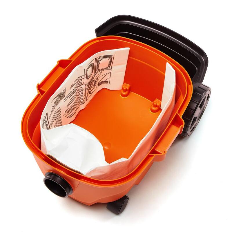 RIDGID 4 Gallon 6.0 Peak HP Shop Vac Wet Dry Vacuum with Detachable Blower, Fine Dust Filter, Locking Hose and Accessories - WD4080