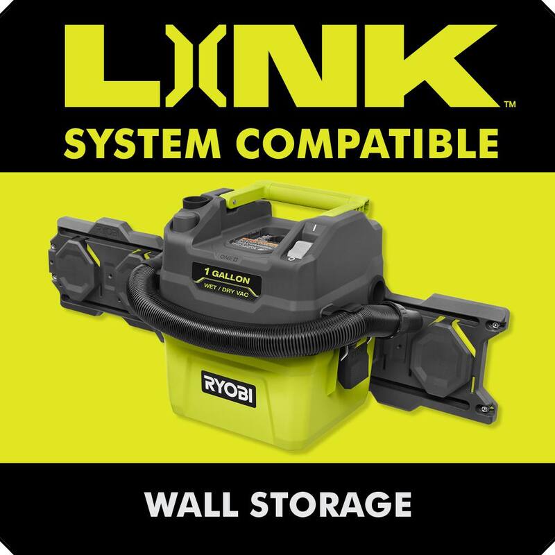 RYOBI ONE+ 18V Cordless 1 Gal. Wet/Dry Vacuum (Tool Only) - PCL733B