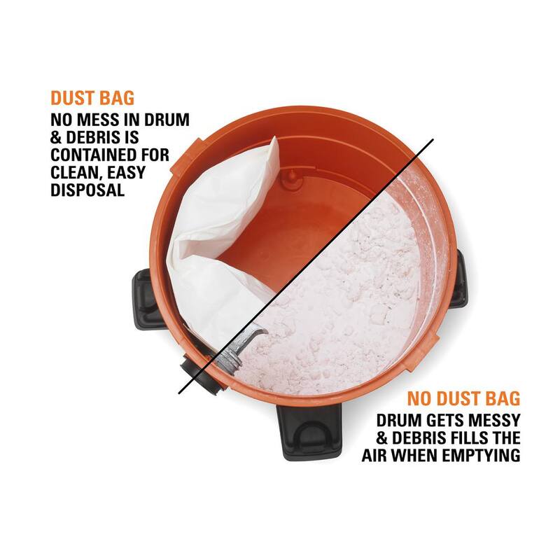 RIDGID 9 Gallon 4.25 Peak HP NXT Shop Vac Wet Dry Vacuum with General Debris Filter, Locking Hose and Accessory Attachments - HD09001