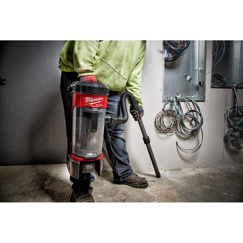 Milwaukee M18 FUEL 18-Volt Lithium-Ion Brushless 1 Gal. Cordless 3-in-1 Backpack Vacuum (Vacuum-Only) - 0885-20
