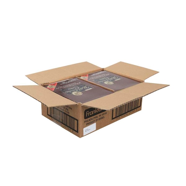 Monedas de chocolate con leche Frankford Candy de 1.23 oz, paquete de 48 - 49160