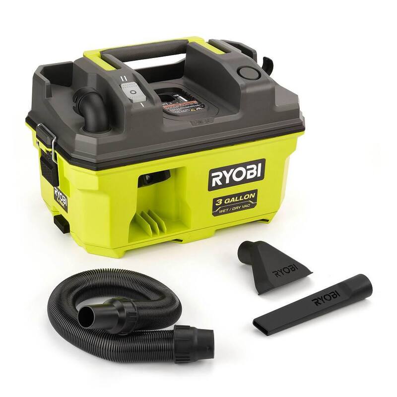 RYOBI ONE+ 18V LINK Cordless 3 Gal. Wet/Dry Vacuum (Tool Only) - PCL734B